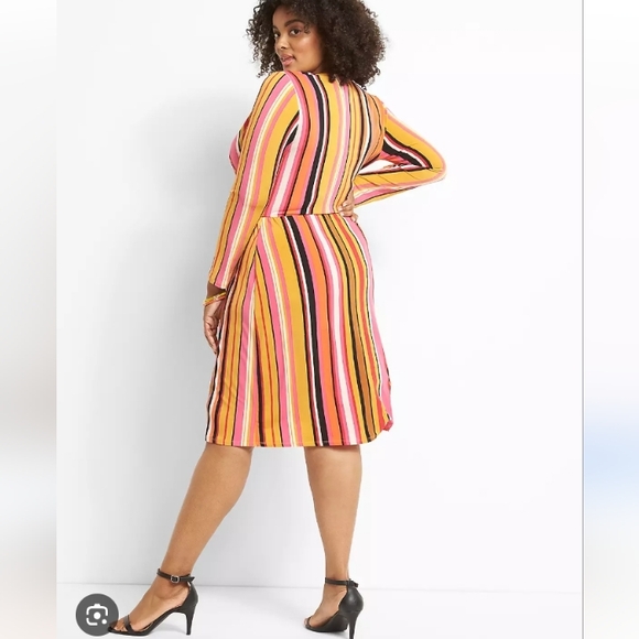 Lane Bryant Melody Strip Dress - Picture 4 of 9